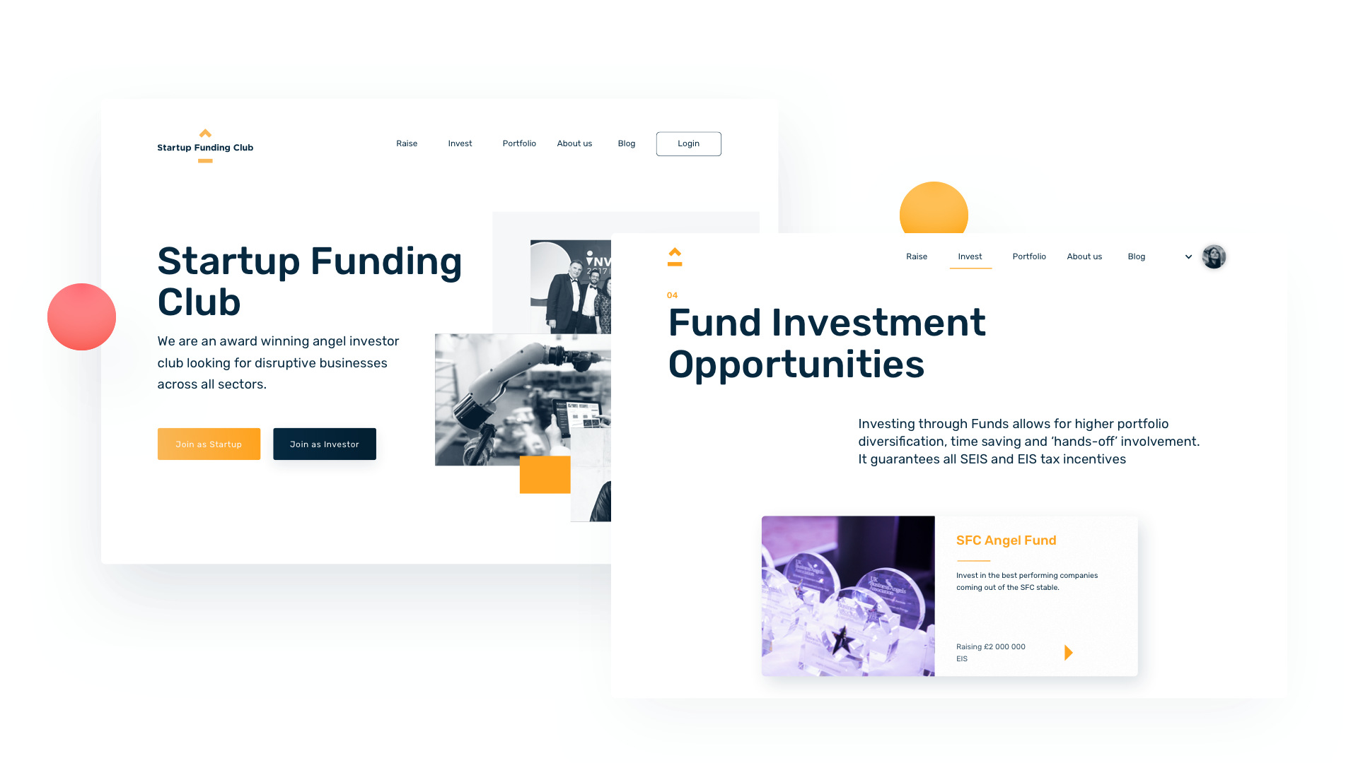 marcin romaniuk UI design startup funding club